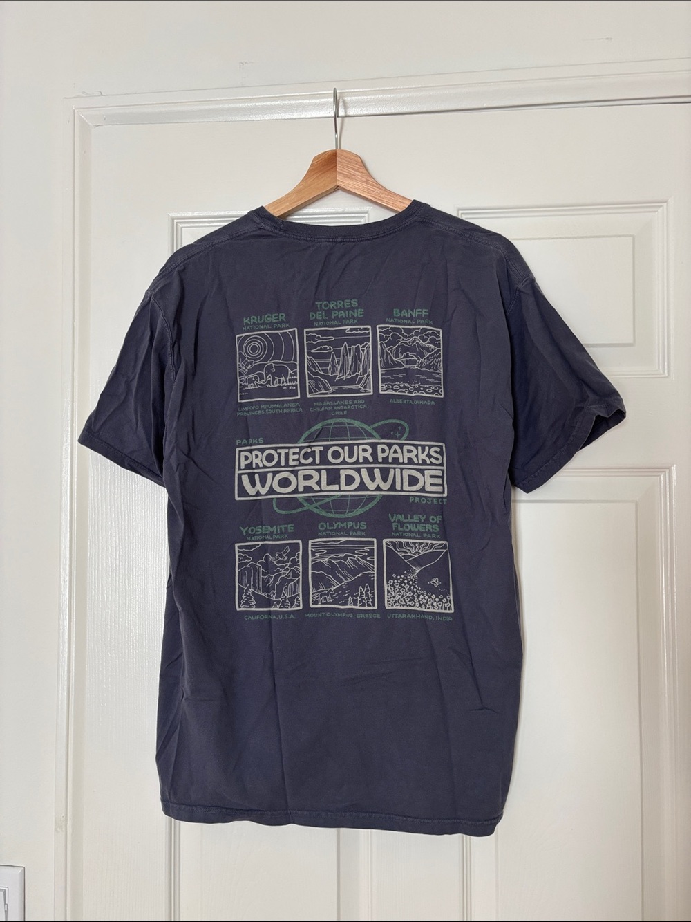 Parks Project Navy Graphic 'Protect Our Parks Worldwide' Tee